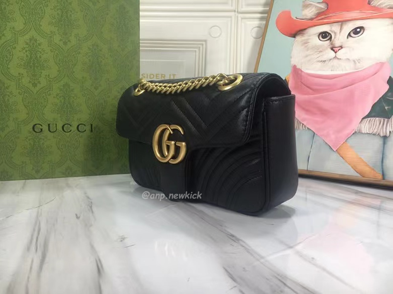 Gucci Gg Marmont Mini Shoulder Bag (5) - www.newkick.vip